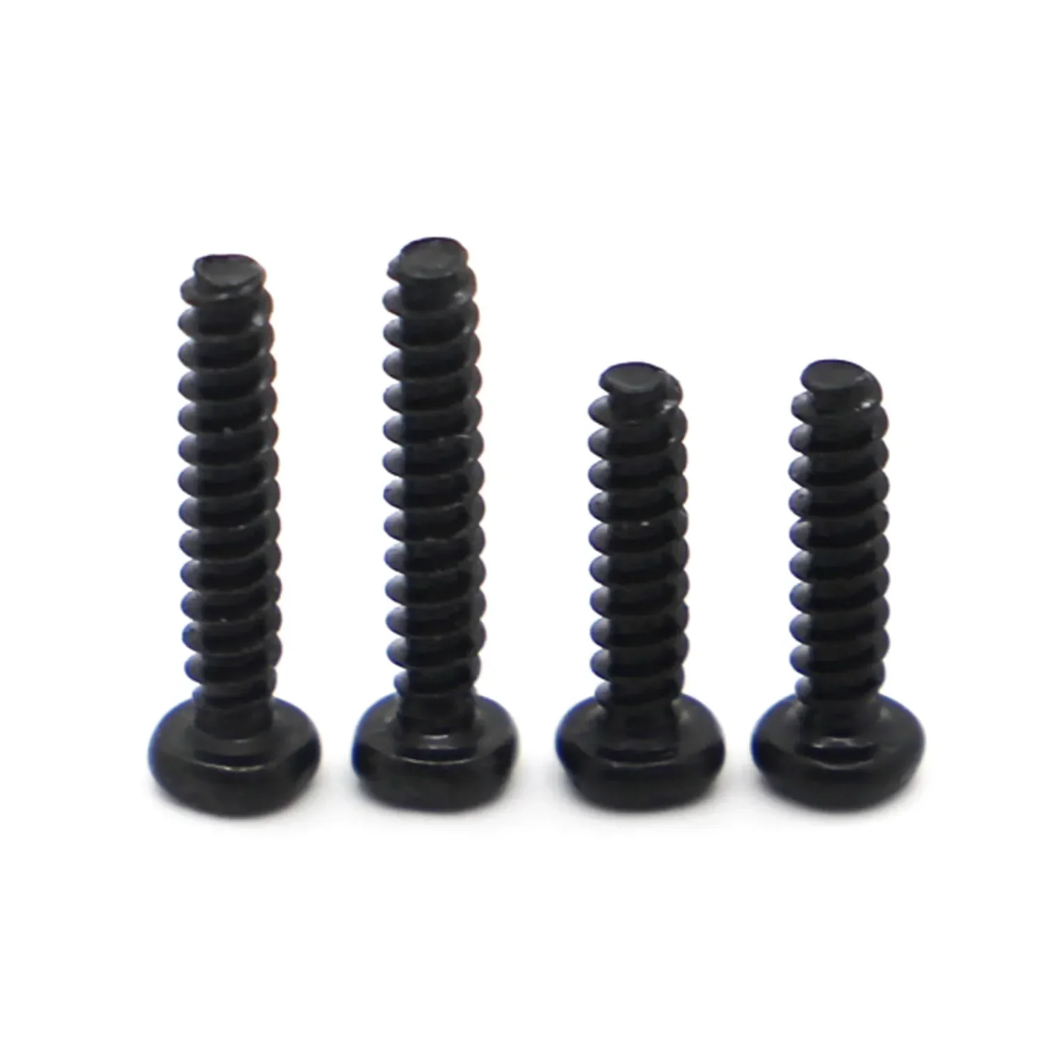 100P M1.4 M1.7 M2 M2.3 M2.6 M3 M3.5 M4 الأسود الصلب فيليبس المسمار الصليب راحة عموم رئيس شقة المسمار الأفقي الذيل الذاتي التنصت