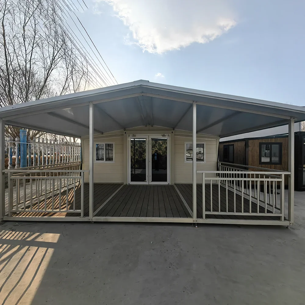 Modular Prefab Container Home Steel Structure for Homestay Resort Vacation House Customizable