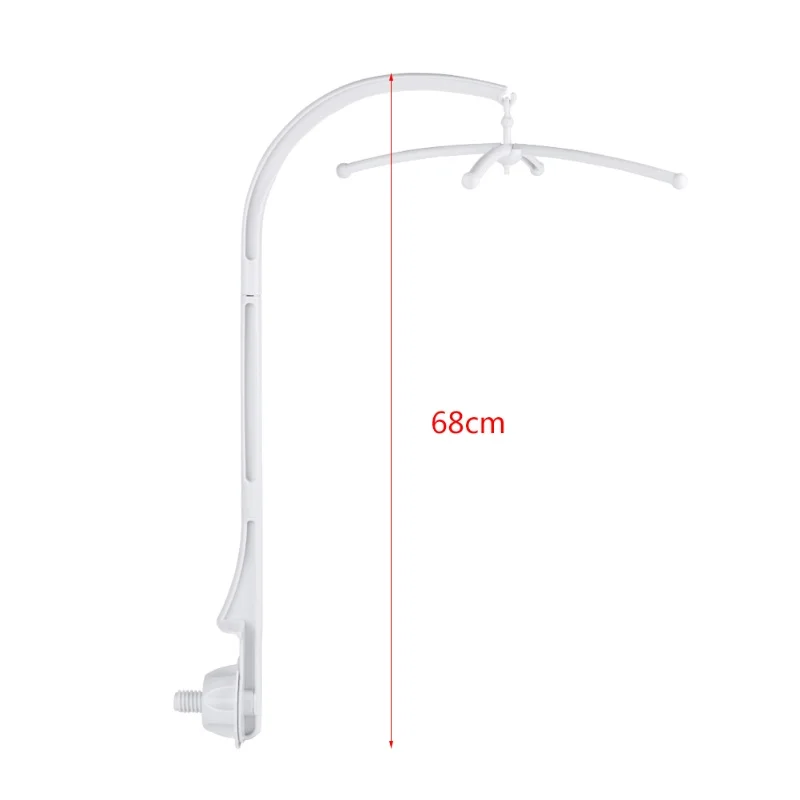 Berço do bebê móvel cama sino titular brinquedo decoração pendurado braço suporte