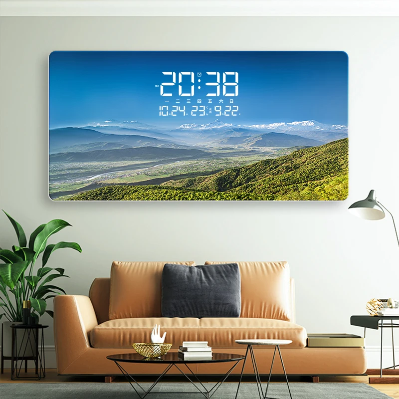 

Digital Living Room Wall Clocks Luxury Vintage Interior Modern Wall Clocks Bedroom Fashion Orologio Da Parete Home Decoration