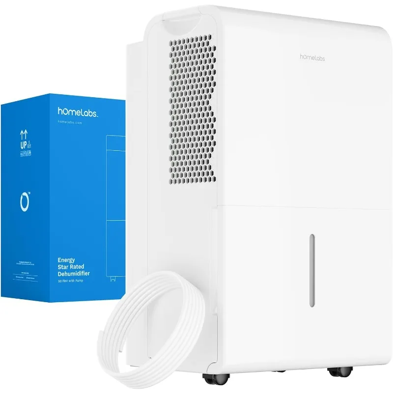 4500 Sq. Ft. WiFi-Enabled Dehumidifier with Pump - Superior Moisture Removal & Humidity Control for Large Rooms, Offices