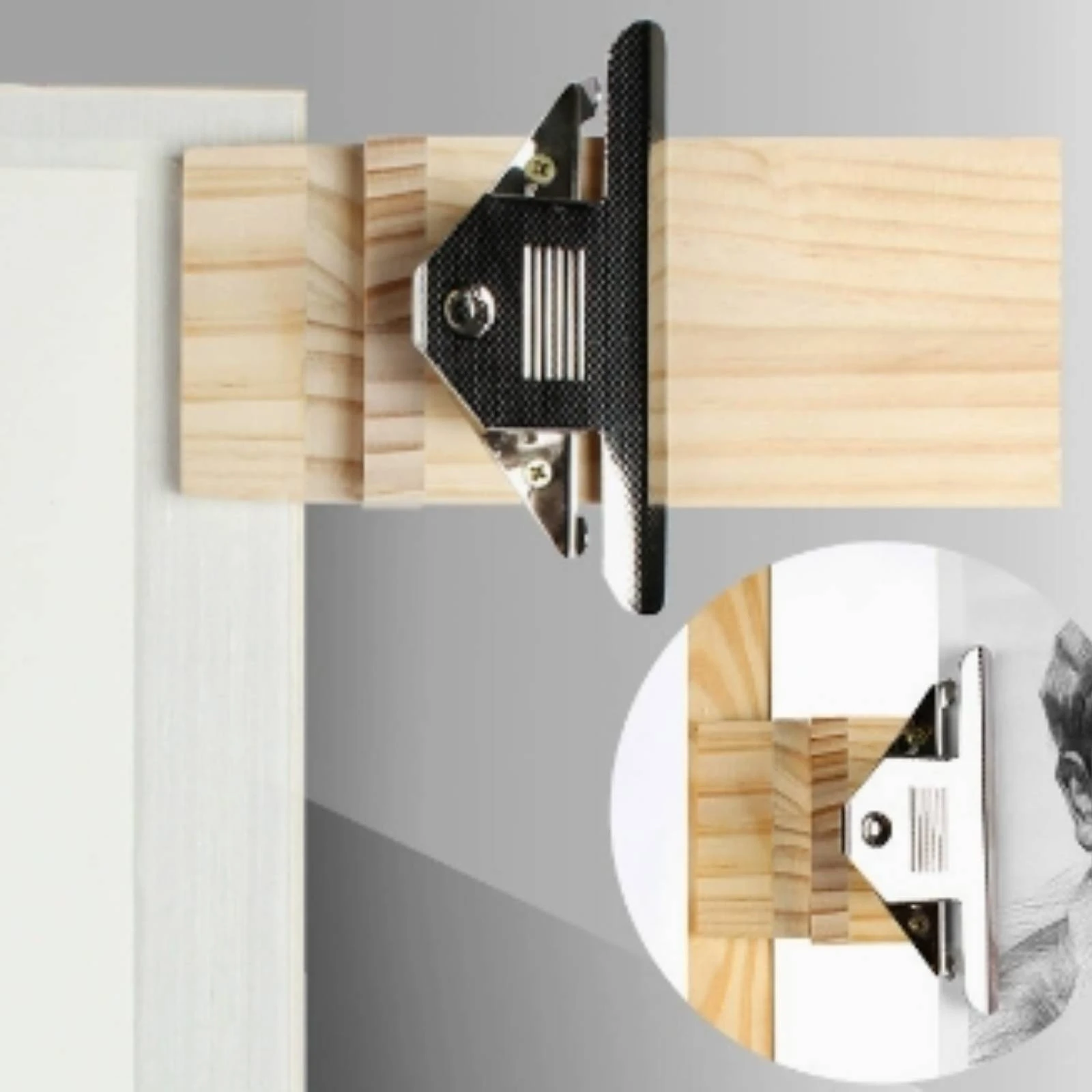 Painting Clip Holder 360-Degree Rotating Easel Board Holder Drawing Board Clamp Adjustable Easel Clip Wooden for Artists