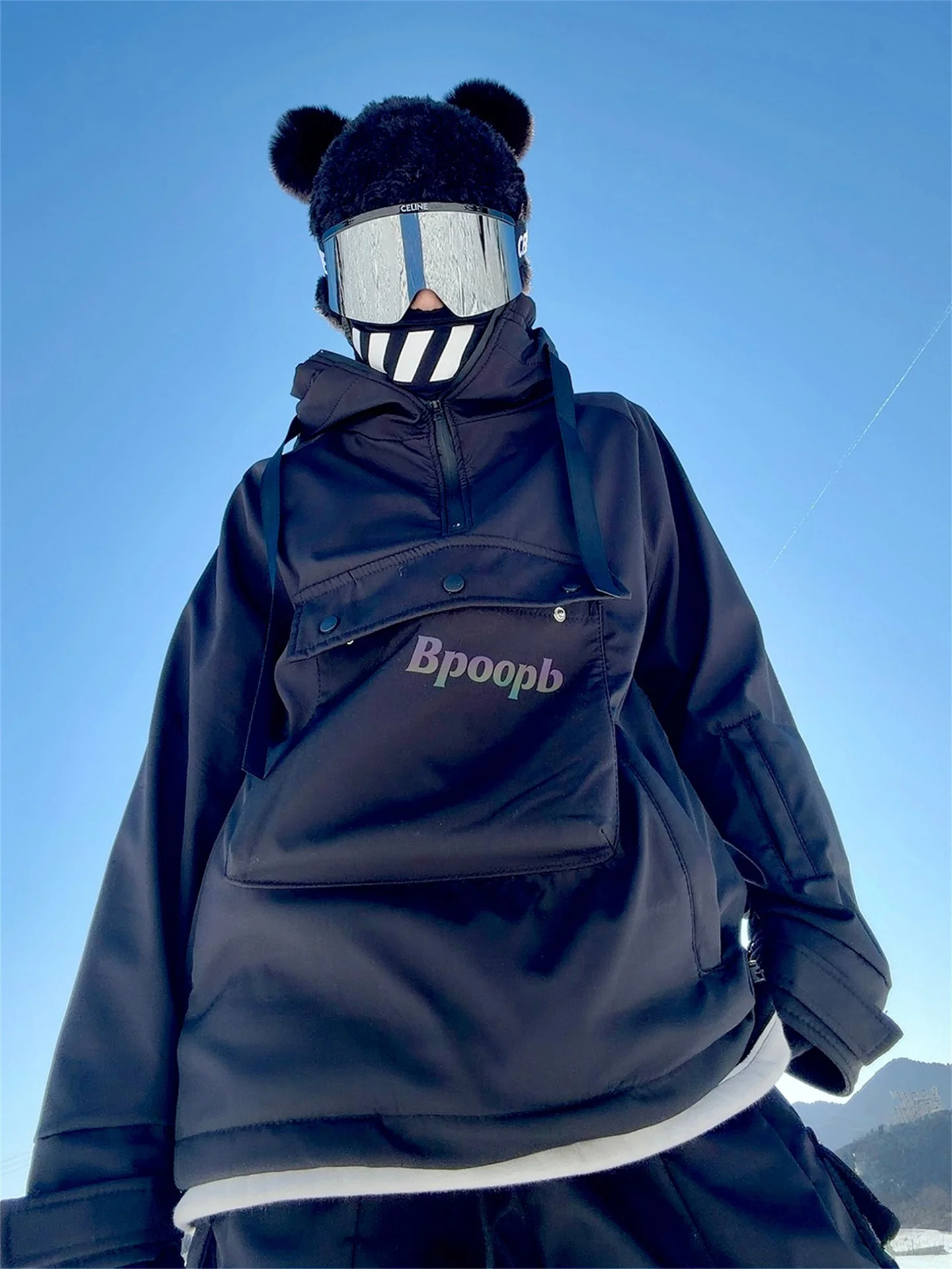 

Утепленная парка Bla Fce для мужчин и женщин, для активного отдыха, альпинизма и катания на лыжах, водонепроницаемая, морозостойкая, функциональная