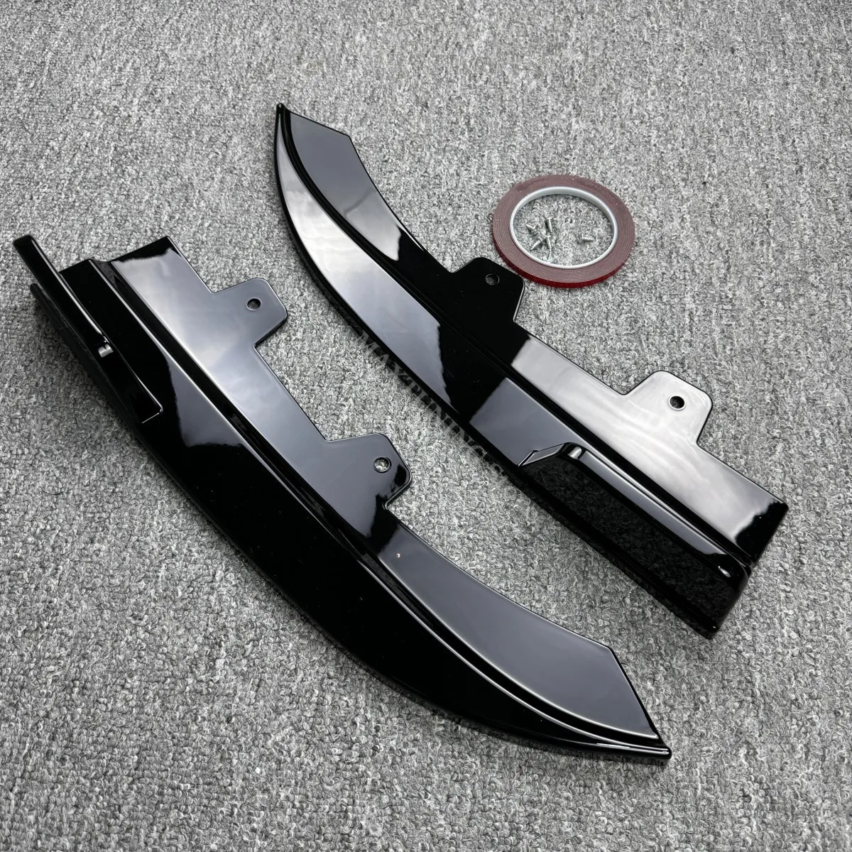 لسيارات BMW 4 Series G22 G23 M Sport 430i M440i M440d 2020-2023 المصد الخلفي الجانب غطاء فتحة التهوية Canard الفاصل سبويلر طقم الجسم #6