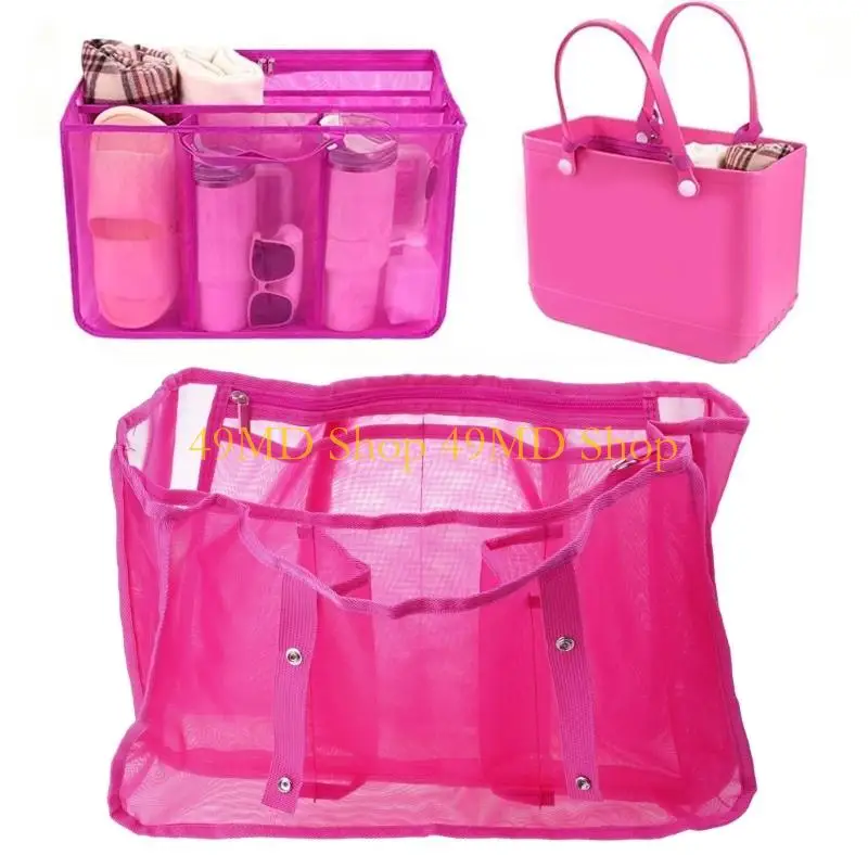 49MD Beach Bag for Beach Bag,Toted Bag Insert,Mesh Divider Pocket