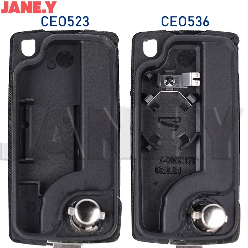 Smart Remote Key Case For Peugeot 207 307 308 407 607 807 for Citroen C2 C3 C4 C5 C6 2/3 Buttons Auto Flip Folding Car Key Shell