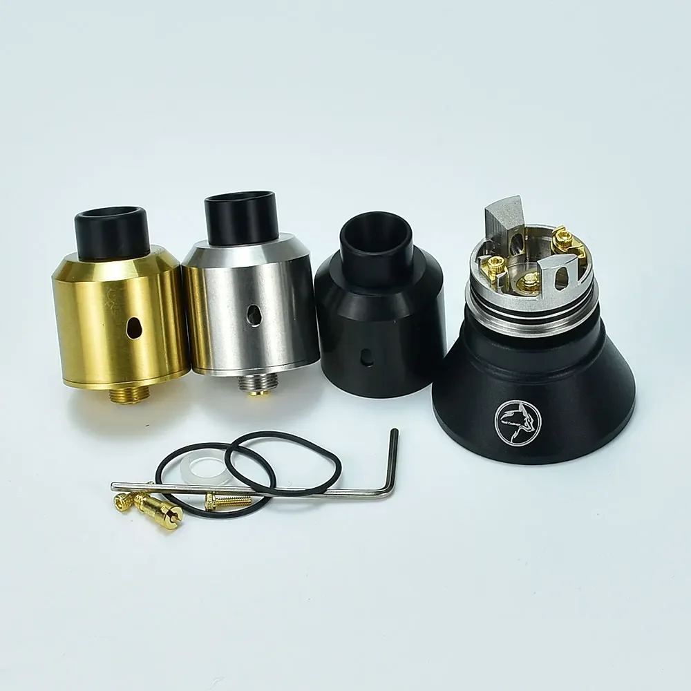 

Wolfcoolvape O-Atty Style 22mm RDA - Rebuildable Dripping Vape Atomizer with 316SS BF Pin