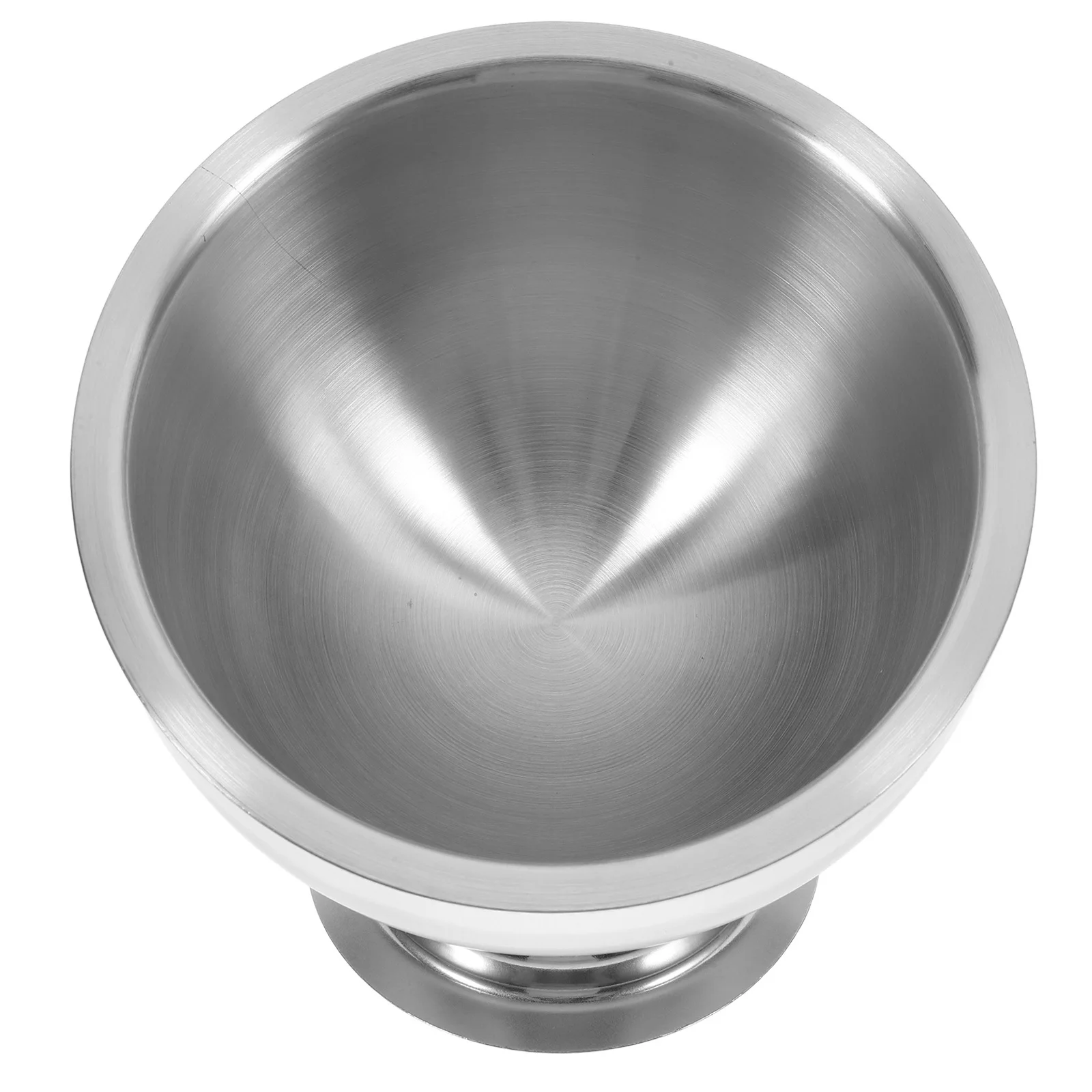 

Stainless Steel Sauce Bowl with Oblique Mouth 1 Piece Multipurpose Kitchen Serving Bowl for Buffet Hot Pot Snack Candy Waste