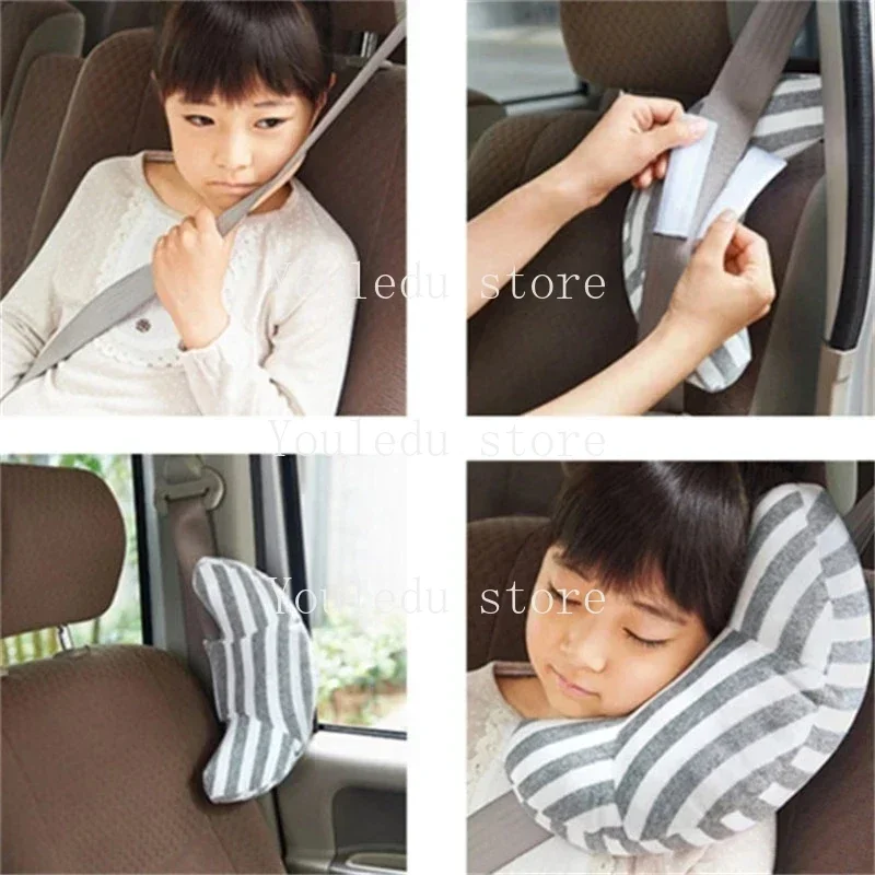 Child Car Seat Headrest Sleeping Head Support Children Nap Shoulder Belt Pad Neck Cover for Kids Travel Interior Accessories