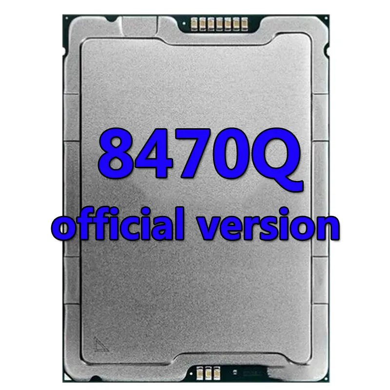 Процессор Xeon platiunm 8470Q, версия ЦП 105 МБ 2,1 ГГц, 52 ядра/104 потока, 350 Вт, процессор LGA4677 для материнской платы C741