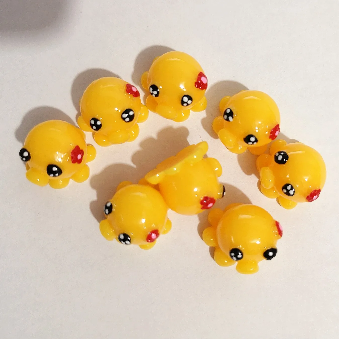 装飾用の小さな動物樹脂,子供用の手作りの装飾,家の装飾,10ピース/バッグ