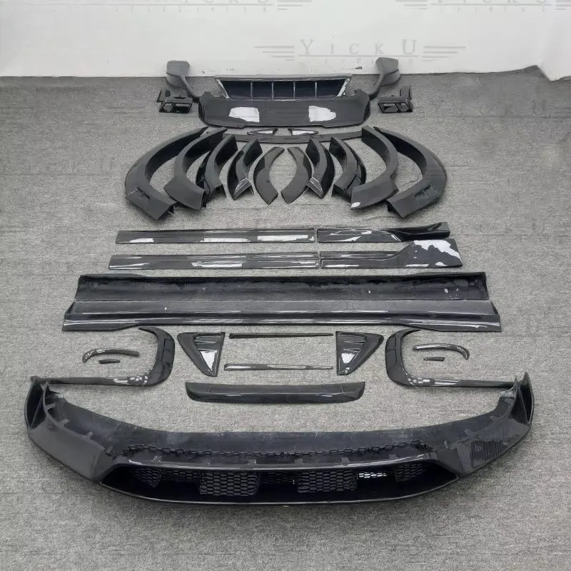 YICKU MSY Style Carbon Fiber Body Kit for Coupe Turbo (2018-2023) - Front Lip, Wheel Eyebrow & Spoiler Upgrade
