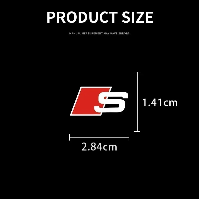 1/2/5/10PCS Car Interior Sticker Central control Decals Emblem Badge For Audi S line TT a4 b8 b6 a3 8p a6 c7 c8 a5 Accessories