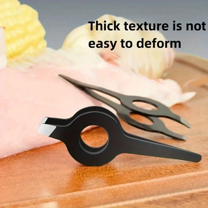 Pinça de precisão projetada para moldar sobrancelhas, removendo pêlos faciais e arrumação de cabelos finos, arrancar barba