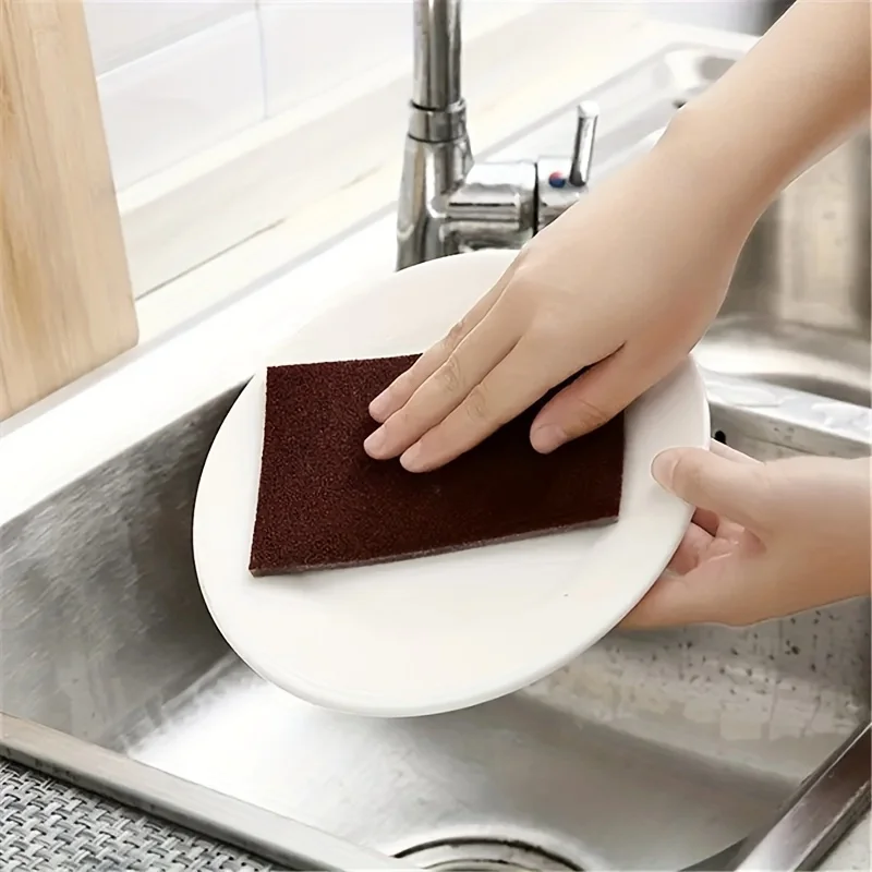 5PCS Emery Sponge Magic Wipe Cleaning For Removeing Rust Pan Descaling Clean Rub Kitchen Gadget Bathroom Accessory Dish