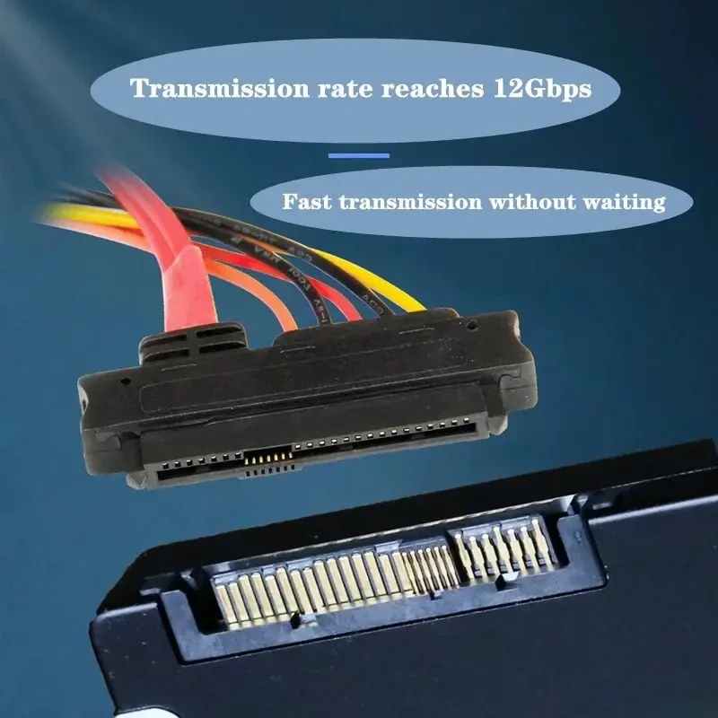 

15cm 50cm 100cm SAS Hard Disk drive HDD SFF-8482 Male To SFF 8482 Female SAS Cable 29 Pin Extension M/F Cable Cord SFF 8482 0.5m