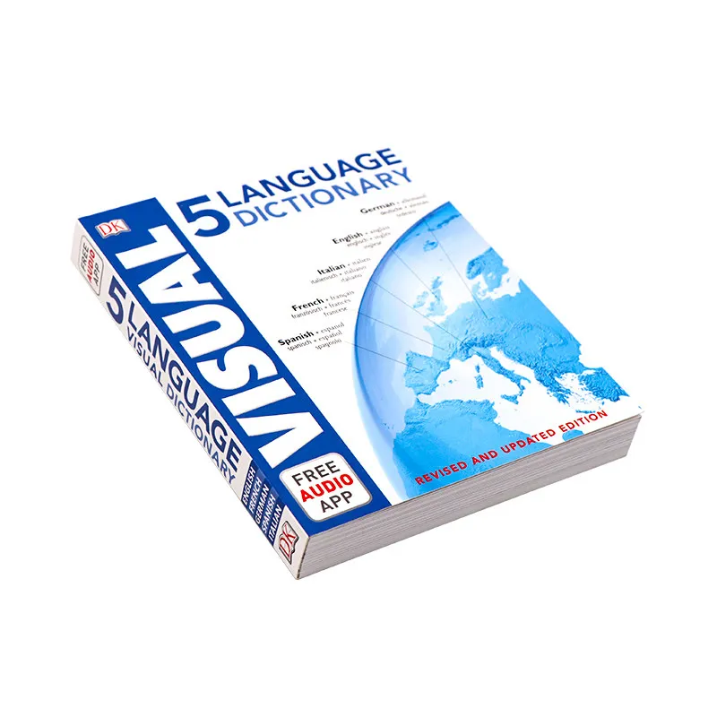 

5 Language Visual Dictionary Bilingual Contrastive Graphical Dictionary Book