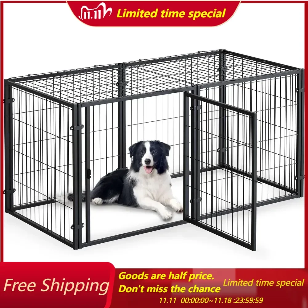 Heavy Duty Large Dog Crate, 48