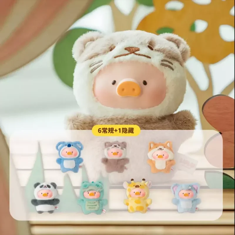 

Canned Pig Lulu Finger Puppy Animal Party Forest Theater Rubber Face Blind Box Desktop Decoration Toy Set Birthday Gift