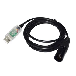 FTDI RS485 USB TO DMX512 XLR 5PIN 5P FEMALE / MALE DMXCONTROL FREESTYLER ARTNET QLC+ MAGIC Q TO STAGE LIGHTNING CONTROLLER KABLE