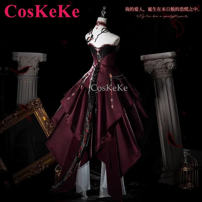 

CosKeKe ведущий женский костюм для косплея, игра Love And Deepspace Hunter Abyssal Master, торжественное платье, одежда для ролевых игр, S-XL