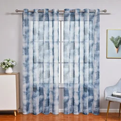 NH4228 curtains, gauze curtains, balcony living room and bedroom sun protection and blackout finished curtains