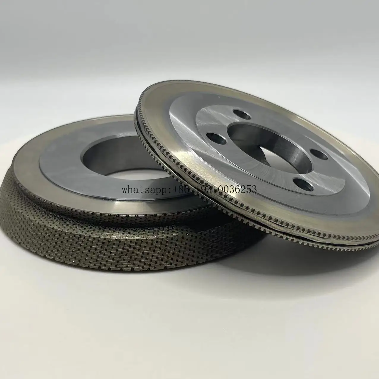 Disco abrasivo redondo de alto rendimiento, muela de rodillo de vendaje de diamante de sinterización galvanizada con personalización OEM