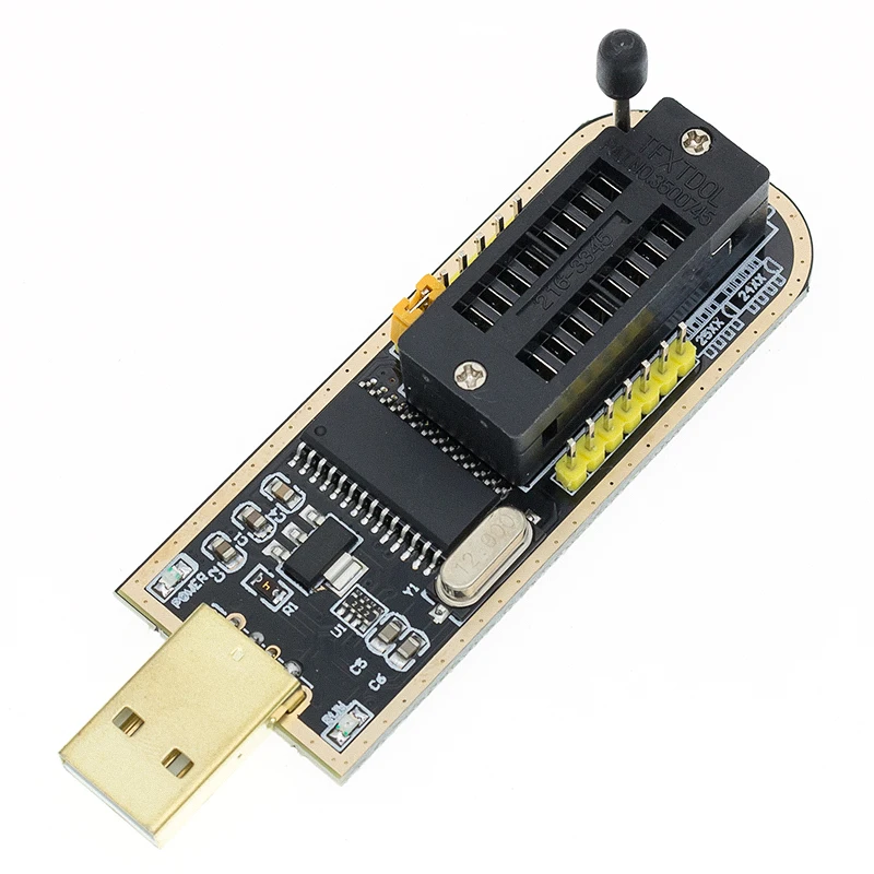 CH341 CH341A CH341B 24 25 Series EEPROM Flash BIOS USB Programmer Module SOIC8 SOP8 Test Clip For EEPROM 93CXX / 25CXX DIY KIT