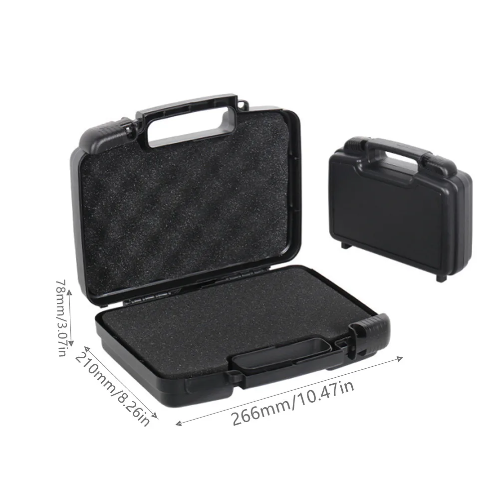 FNICEL Multifunktionaler Hardware-ToolBox, tragbarer Kunststoff-Instrumentenkoffer, Notebook, schützende Aufbewahrungsbox, Outdoor-Ausrüstung, Werkzeugkoffer 3