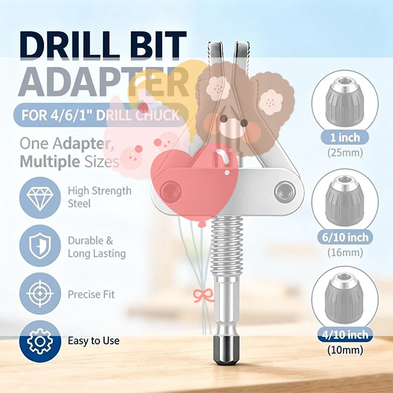 Universal Broken Pipe Extractor Broken Thread Puller Hex Shank Drill Powered Remover Tool for PPR PVC MPP Faucet Pipe Repair Ki