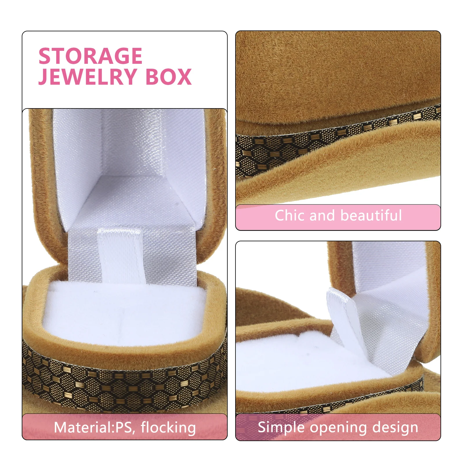 

Шкатулка для драгоценностей в форме шляпы, чехол для хранения колец для свадебного предложения, флокированный держатель для колец, маленькая декоративная подарочная коробка для нее