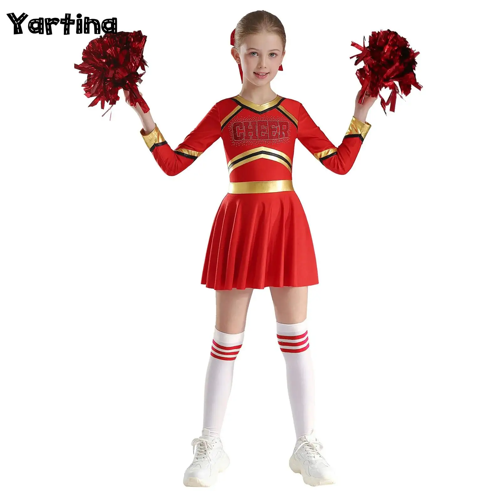 criancas-meninas-cheerleader-traje-cheerleading-ballet-moderno-danca-outfit-brilhante-strass-metalico-decote-em-v-vestido-de-manga-longa