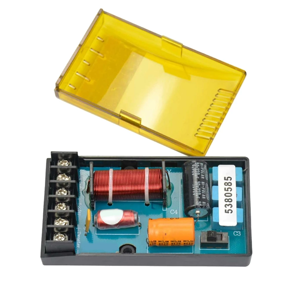 T35C 2PCS 2 Weg Auto Professionelle Stereo Audio Frequenz Teiler Stereo Woofer Lautsprecher Lautsprecher Crossover Filter