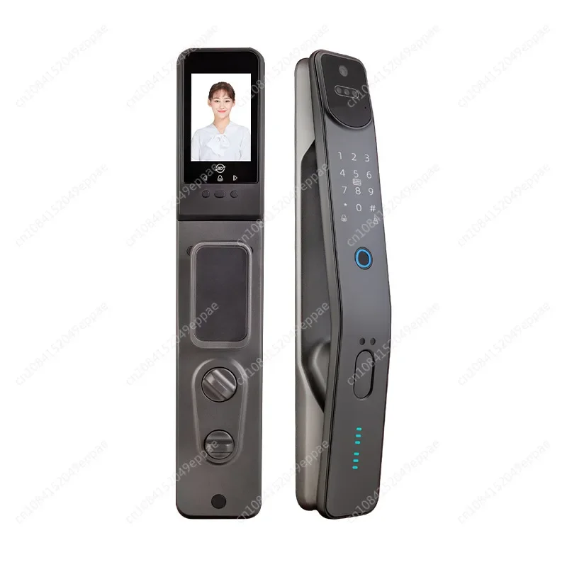 

Graffiti fingerprint facial recognition smart lock automatic visual cat eye fingerprint C-level heart lock
