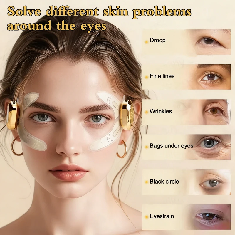 EMS Facial Massage Skin Tightening Microcurrent Muscle Stimulator Relieve Fatigue Facial Lifting Eye Face Beauty Care Tool