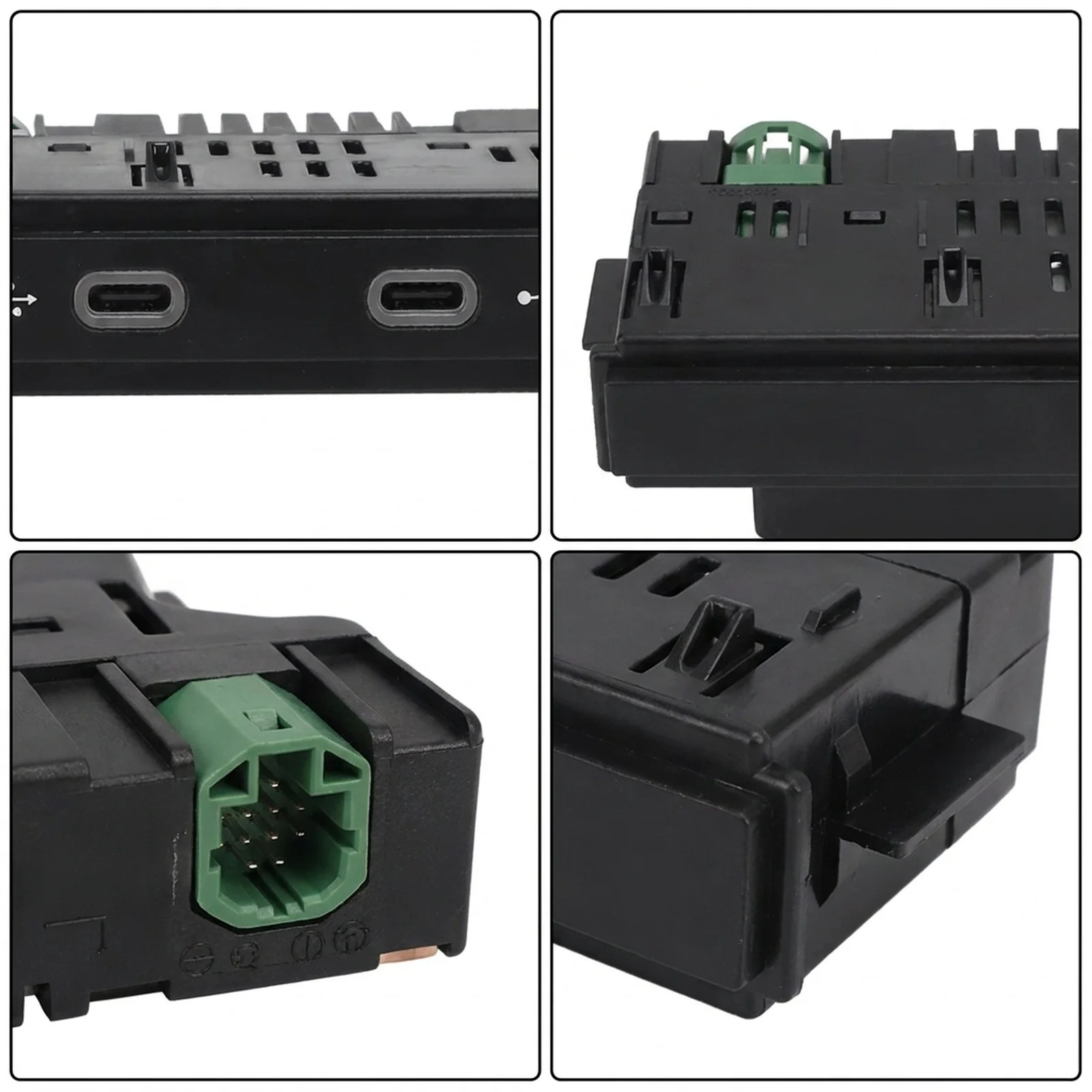 Car Interior Upgrade Car Connectivity Automotive Accessories Black for versatile Charging Options For MK2 For Tiguan