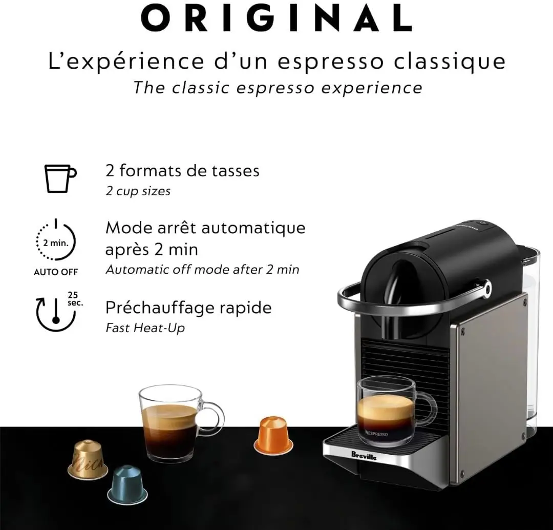 ماكينة بريفيل-الولايات المتحدة الأمريكية BEC420TTN1AUC1 بيكسي اسبريسو، تيتان