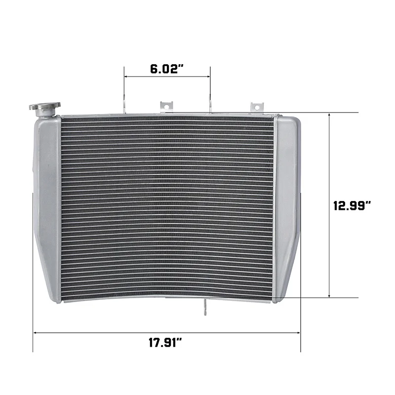 Motorcycle Radiator Cooler Cooling For Kawasaki Ninja ZX-14 ZX1400C ZX14R ZZR1400 2006-2011 2007 2008 2009 2010