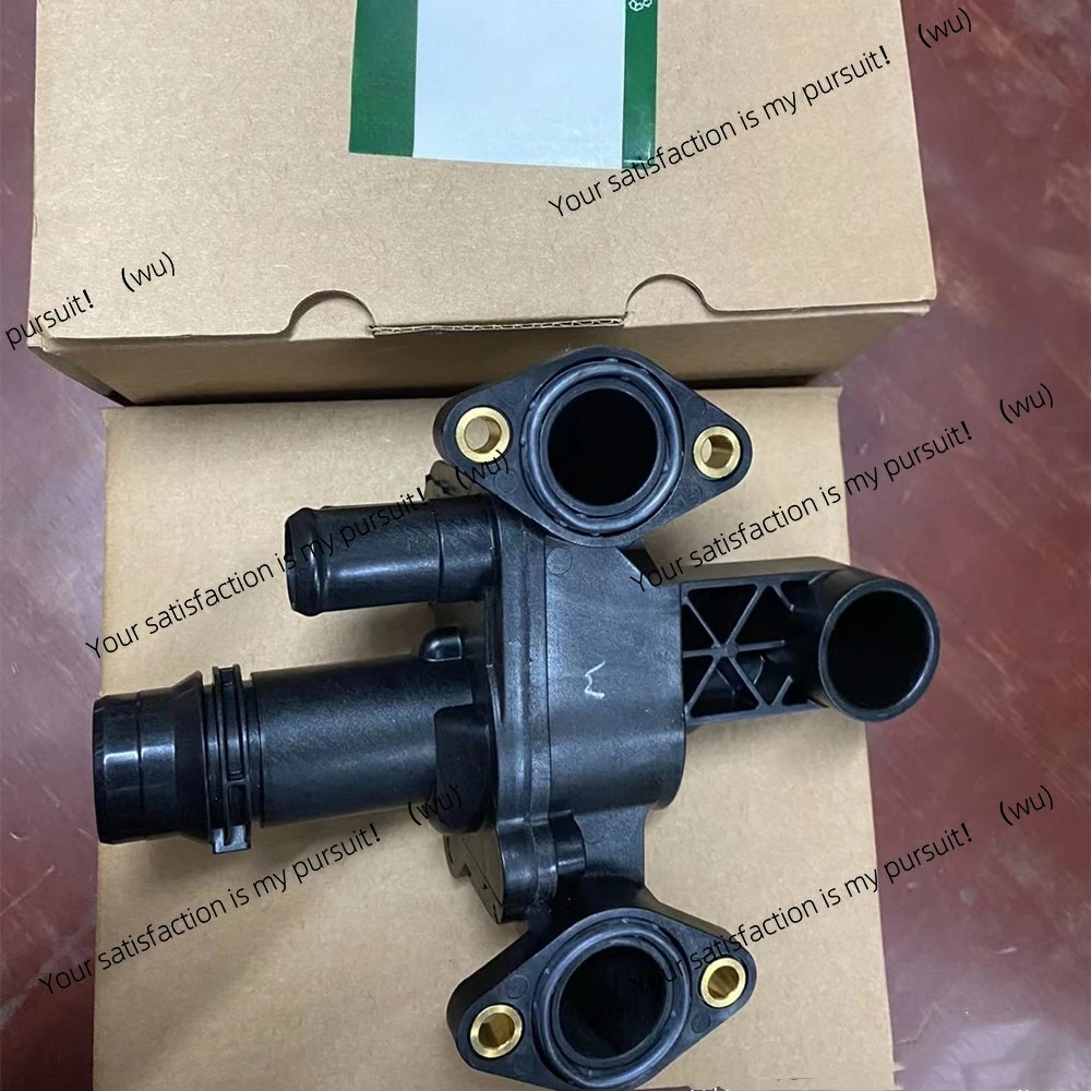 LR073372 4H2Q8592BF Engine Coolant Thermostat Water Outlet For Land Rover Discovery 3/4 Range Rover Sport Jaguar XF S-Type