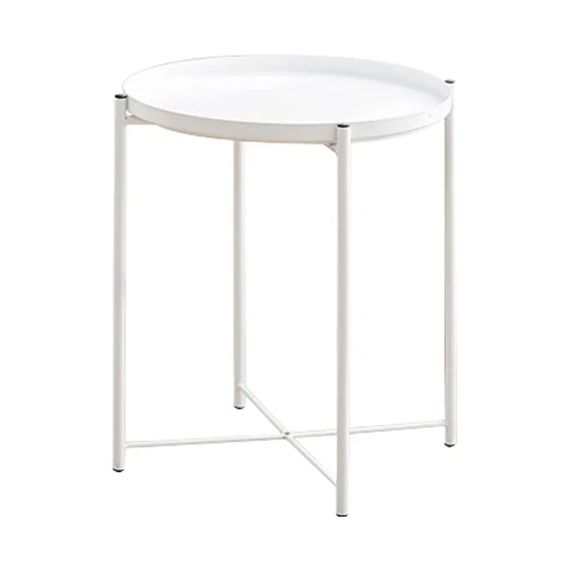 

Modern small coffee table with storage space for living room home assembly dining table solid iron sofa with modern metal