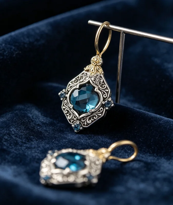 Women'S Fashion London - Vintage Two Tone Gold Silver Filigree