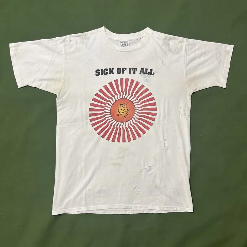 Vintage 90s Sick Of It All Band Shirt NYHC Hardcore Biohazard Gorilla Biscuits