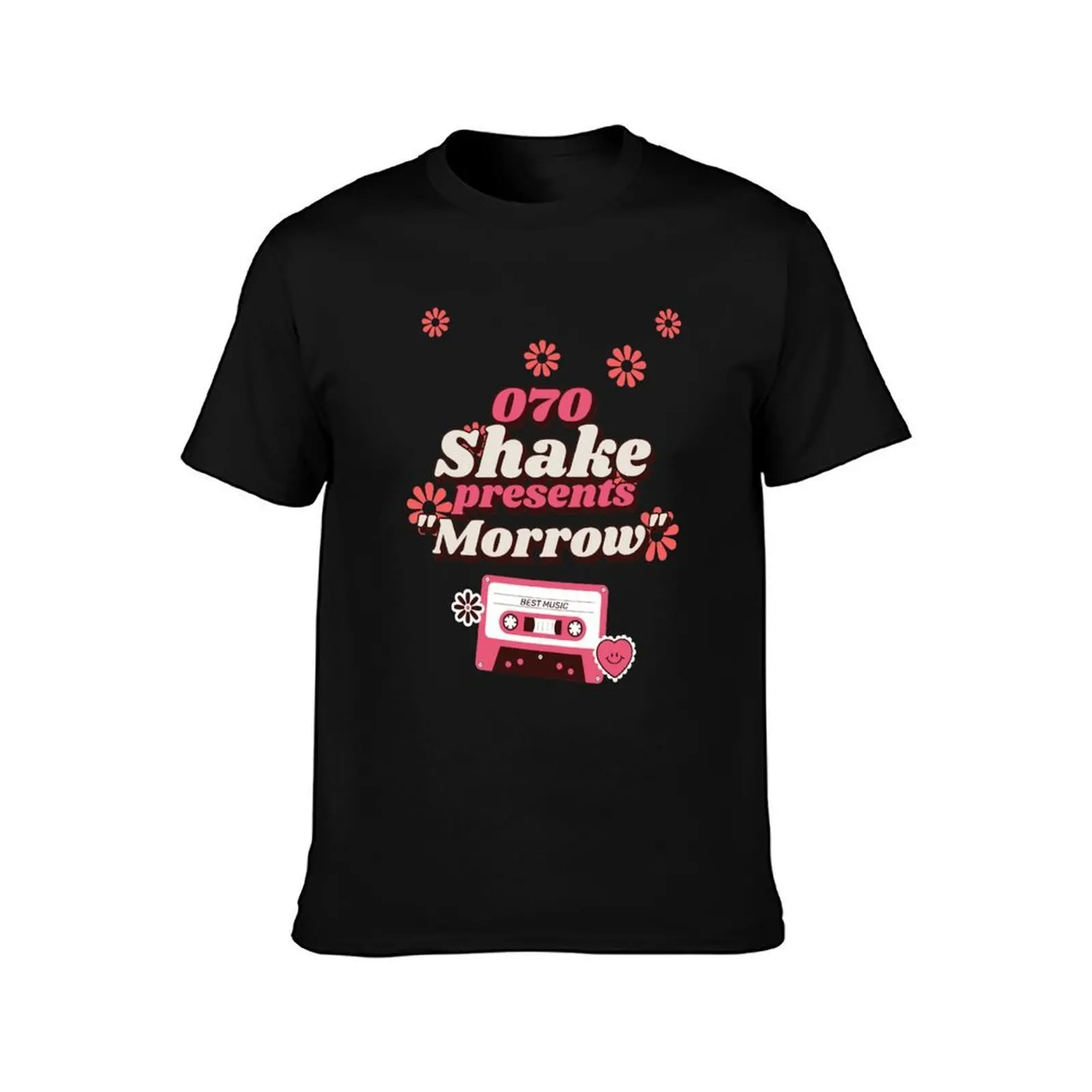 070 shake presents Morrow T-Shirt Summer Casual Cotton Tee, Oversized Streetwear Tops, Vintage Graphic Print, Unisex Men Women