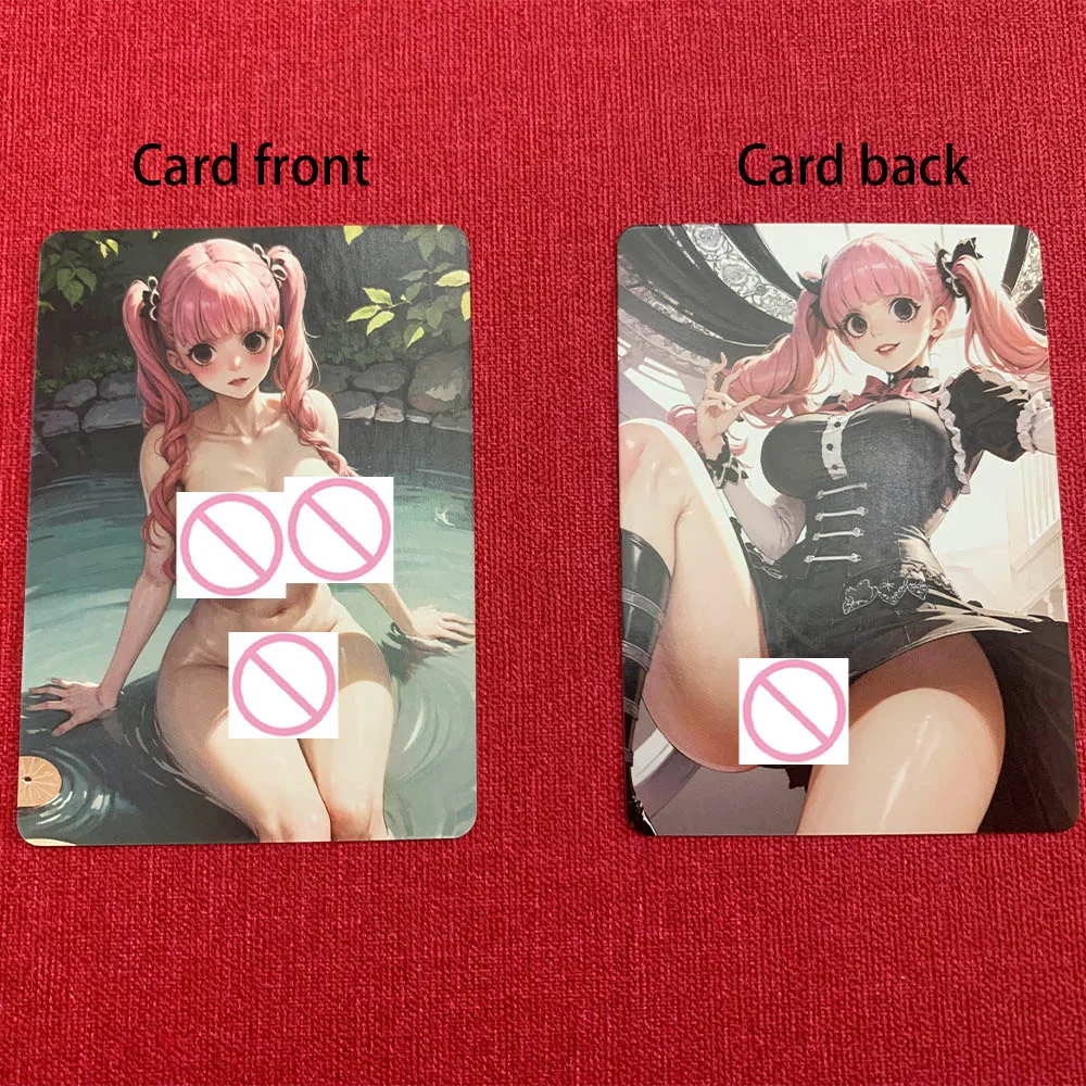 Perona Tarjeta de colección de Anime para chica, tarjetas sexys desnudas, dulce y Linda, gran pecho, tarjeta de caballero, regalos periféricos de