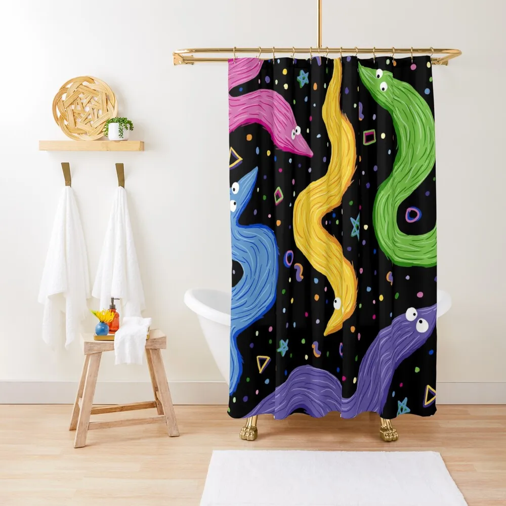 

Bowling Worm On A String Shower Curtain Modern Bathroom Accessories Shower For Bathroom Set Curtain