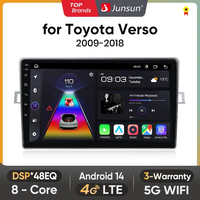 Junsun Android wireless CarPlay Auto Car Radio For Toyota Verso R20 2009-2018 Intelligent Systems RDS DSP GPS FM BT SWC