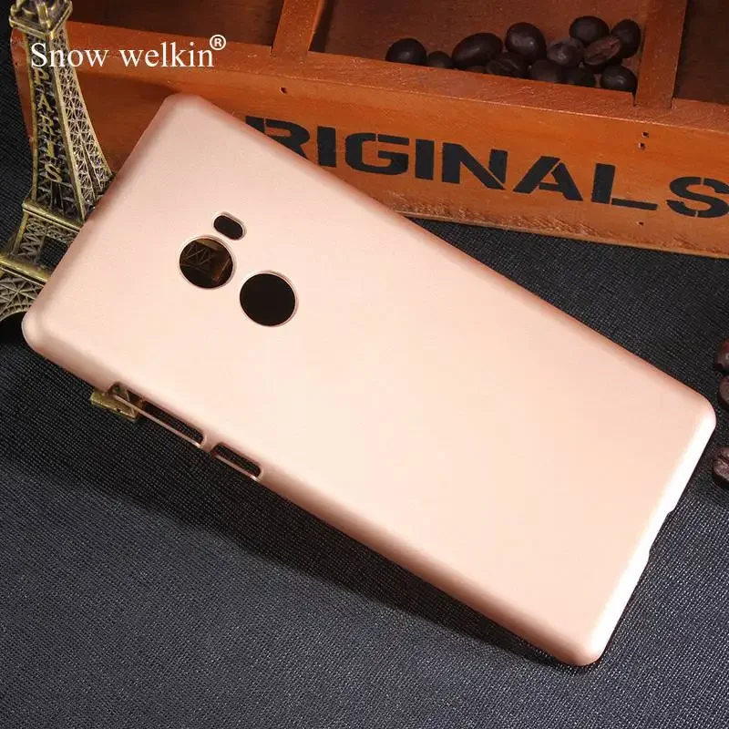 Snow Welkin For Xiaomi mix2 Luxury Rubberized Matte Plastic Hard Case Cover For Xiaomi Mi Mix 2 Mix Evo 5.99\