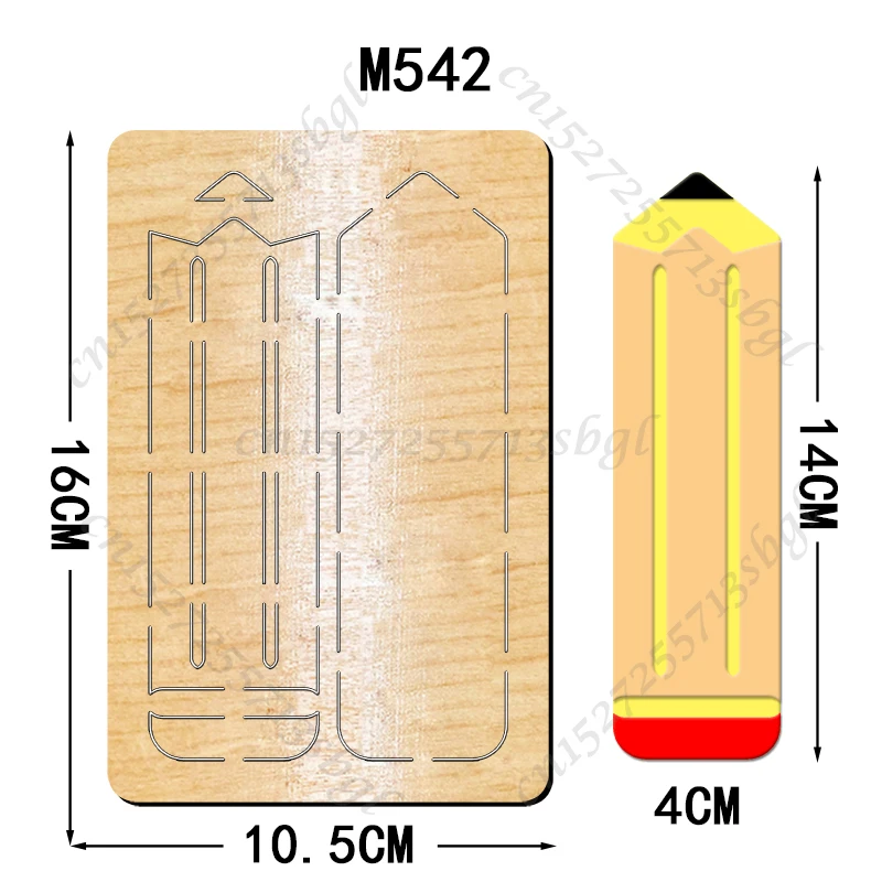 

Pencil Cutting Dies Wooden Dies Suitable for Common Die Cutting Machines on the Market