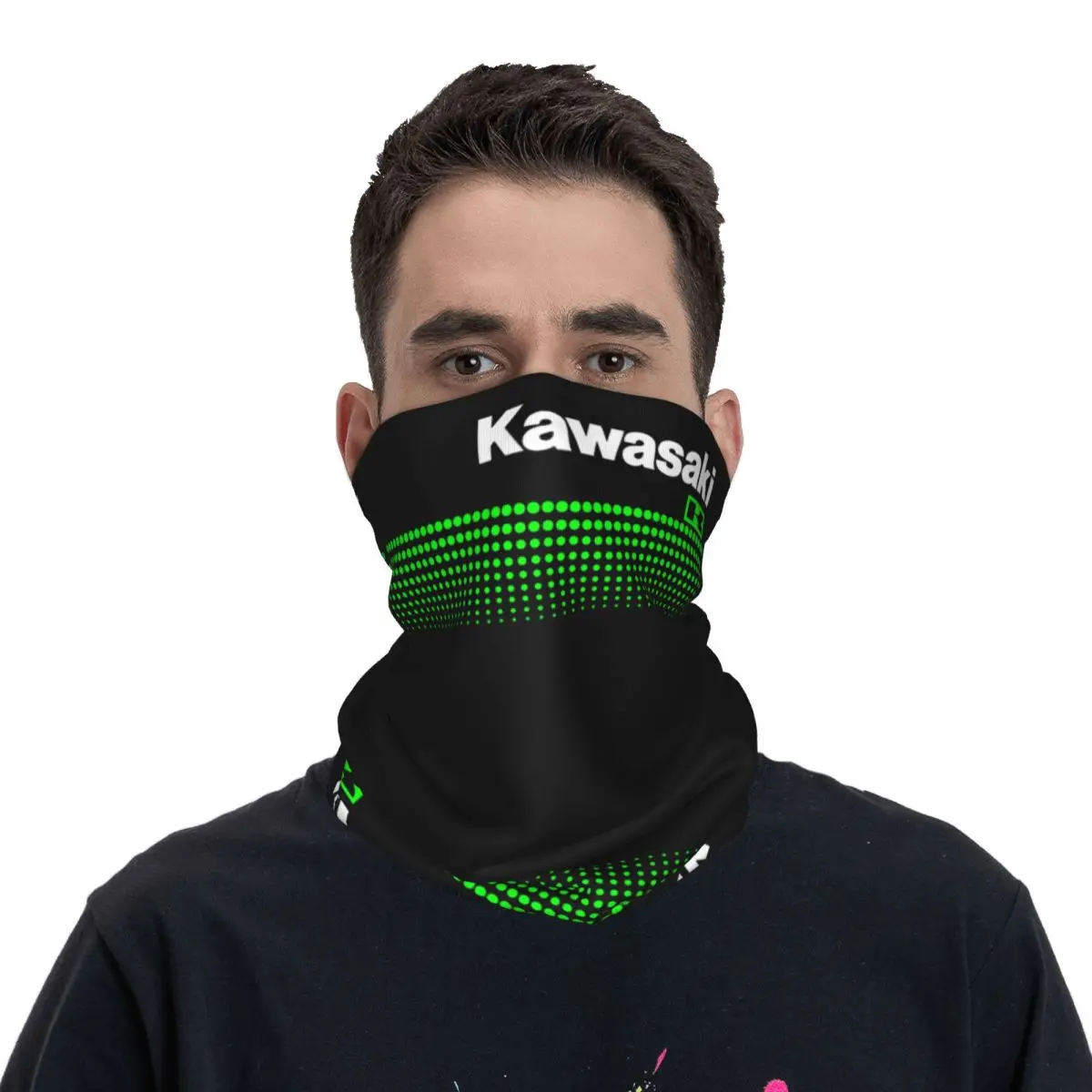 Bandana Racing S-Kawasakis-Moto Motorcycle Rider Lover Hiking Fashion Windproof Unisex Motorcycle Headwear Scarf