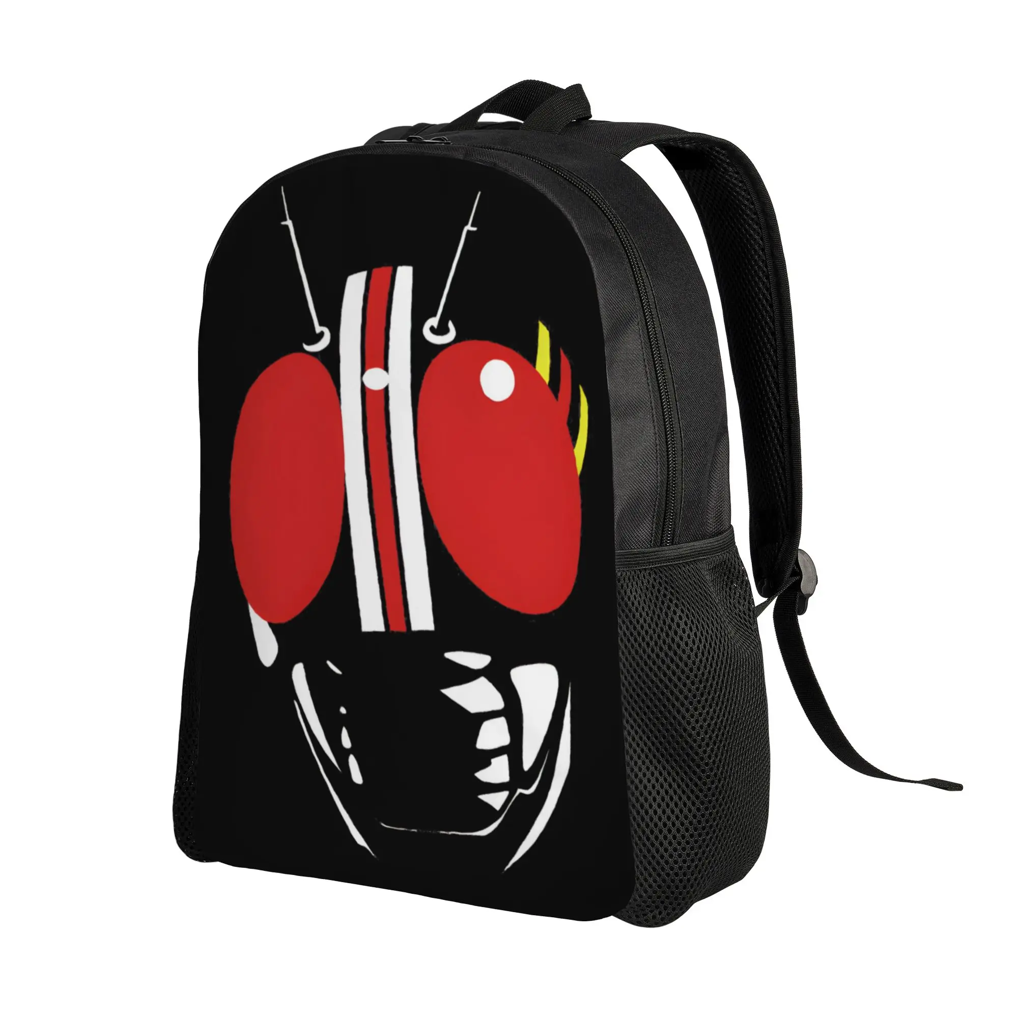 Kamen Riders Backpack  Daily Backpacks Boy Girl Designer Print High School Bags Kawaii Rucksack